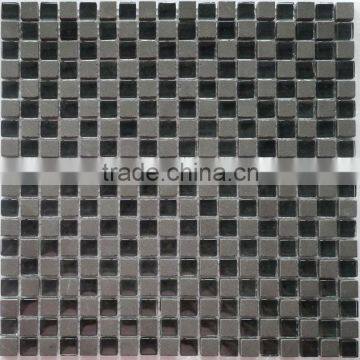 Shanghai high quality 300x300mm Mixed color Glass cube 3d marble mosaic tile