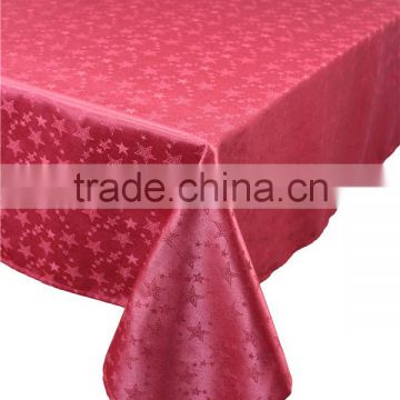 100% Polyester Gold Thread Banquet Tablecloth