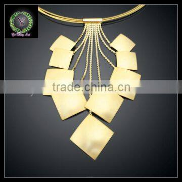 Newest Arrived African Gold Plated Jewelry Set for Woman Dress AHK1101 Supplier's Choice photo-3