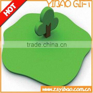 Environmental protection Tree design Silicone cup/coffee/tea cup lid,