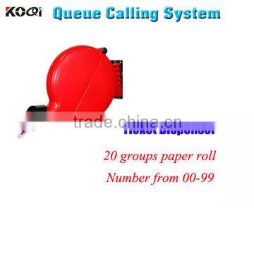 Take A Number System Ticket Dispenser K-T With 2000pcs Papers