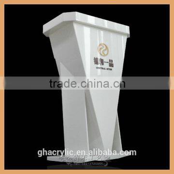 Frosted Color Acrylic Podium With Different Color, Clear Acrylic Podium With RGB Light photo-5