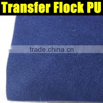 Pu/PVC/flock/glitter heat transfer vinyl 0.5*25m per roll for the size