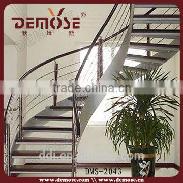 stainless steel staircase design / timber staircase for sale