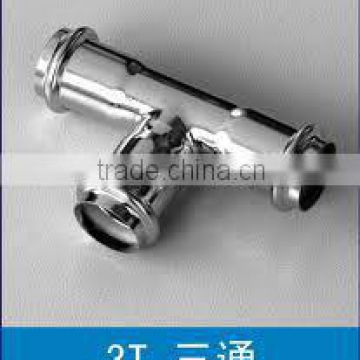 ANSI/ASME/ GB12459 Butt-Weld Stainless Steel Sanitary Equal Tee /Straight/ Coupling