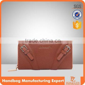 4472 Top sale Paparazzi original design ladies camel leather bag wallet bag manufacturer genuine leather wallet                        
                                                Quality Choice