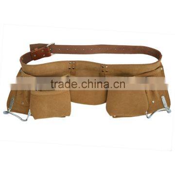 Leather Tools Belt with Bag