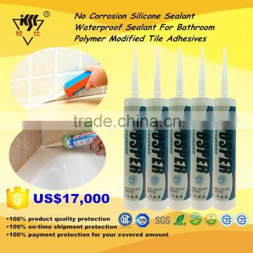 No Corrosion Silicone Sealant/Waterproof Sealant For Bathroom/Polymer Modified Tile Adhesives