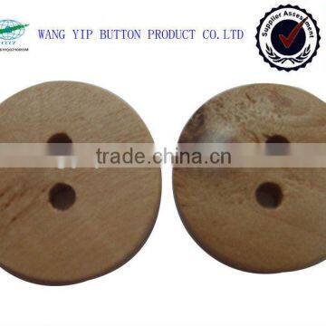 18mm hot sale wood button 2 holes with good painted