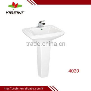 china factory ceramic pedestal wash basin