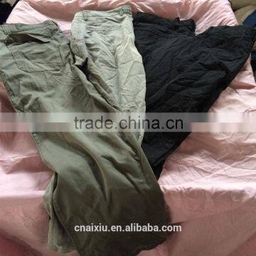 summer high quality second hand clothing used men jean pants