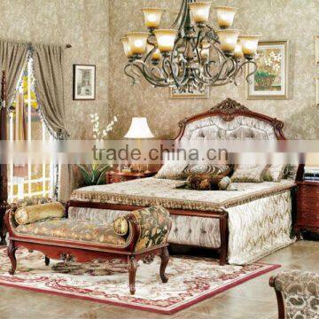 hot sale 5 star hotel furniture / hotel bedroom set made in china /wood furniture bed design HR29