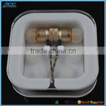 Sport In-ear Style Metal Earbuds with Retail Box