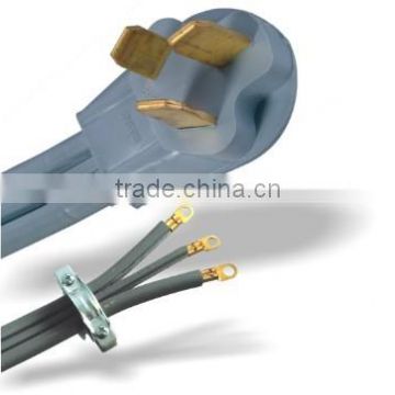 Range Cord NEMA 10-50P plug with SRDT flat cable UL cUL approval.