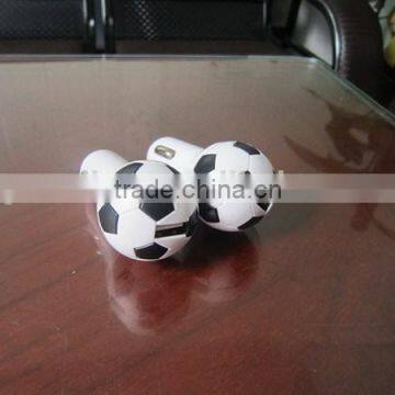 2015 Hot Selling Factory prices High Quality Football Car Usb Charger for iphone 4 4s, USB Cable Charger