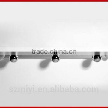 metal double hook towel hook wall mounted chrome robe hook of bathroom set accessories