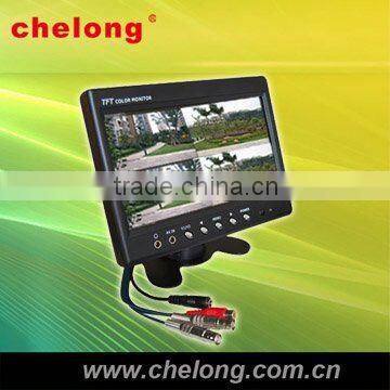 headrest car lcd monitor with rca input in 7 inch tft LCD monitor