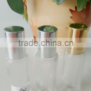 8ml roll on clear glass bottle/glass vial