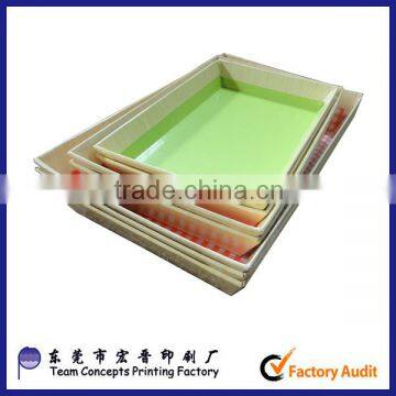 Custom Printing food grade chocolate paper tray                        
                                                Quality Choice