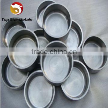 custom 99.95% high purity high temperature molybdenum crucibles moly crucible