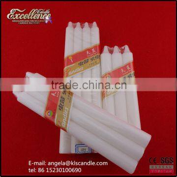 no flame and no dripping good quality house lighting taper white candle