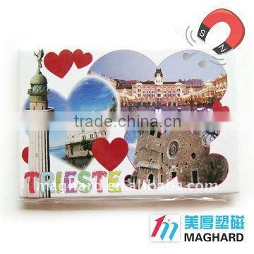 Glitter Trieste Iron Fridge Magnet Tourist souvenirs Guaranteed 100% Free Custom Logo