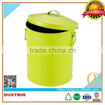 Colorful kitchen recycle metal compost bin with inner barrel