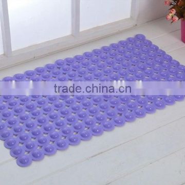 PVC color bathroom Mat PVC room mat E02 china factory