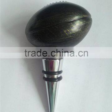 Popular Football Rugby Metal Wine Stopper Exist Mold photo-5
