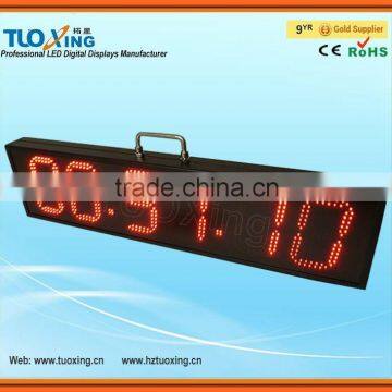 Hot sale 6 inch 6 digits led waterproof countdown timer