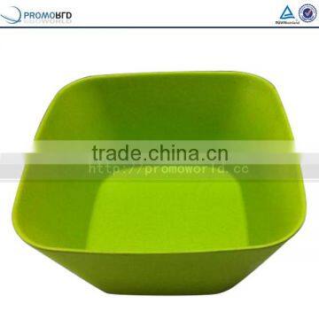 Eco Friendly Bamboo Salad Bowl Food Packaging Bamboo Square Bowl photo-2