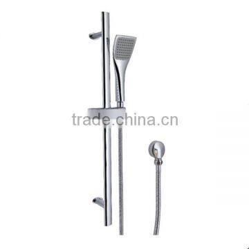 brass wall mounted bath rain shower set single handle shower mixer chrome surface polished bathroom accessories