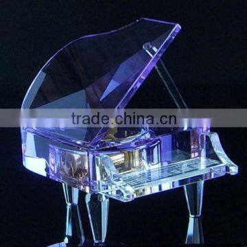 Exquisite Crystal Piano for crystal wedding Gift or Home Decoration