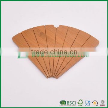 creative design bamboo cup mat handmade fuboo