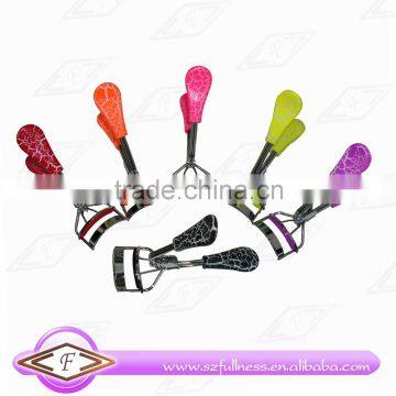 2015 new design professional eyelash curler with burst paint on the handle