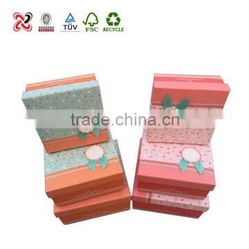 Beautiful Top Quality Treasure Chest Ring Gift Box / Girls Jewelry Accessories Box Wholesale