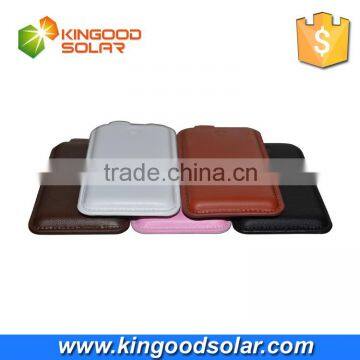 2016 Newest Product 5000mah Mobile Cell Phone Charger/portable Mobile Phone Charger/mobile Leather Power Bank