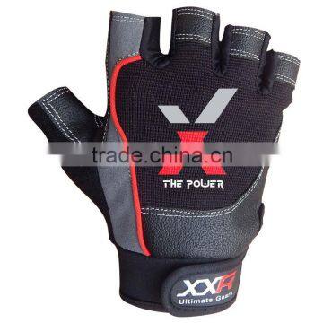 Leather Weight Lifting Tec Gloves Single Super Strap Gloves