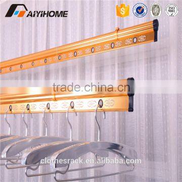 2016 new arriving golden hand lifting hanging aluminum clothes dryer rack