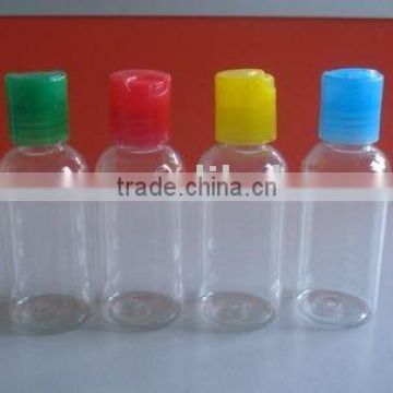 beauty 60ml PET plastic bottle with press cap