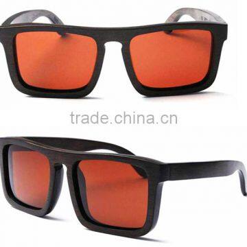 2016 Colored Glasses Lenses Wood Polarized Sunglasses photo-2