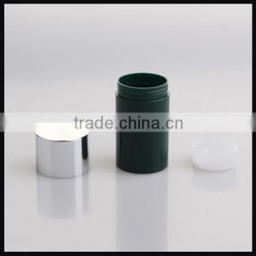 50ml 75ml SAN deodorant container, push up plastic deodorant stick