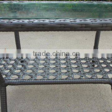 ALUMINIUM OVAL RATTAN FURNITURE photo-3