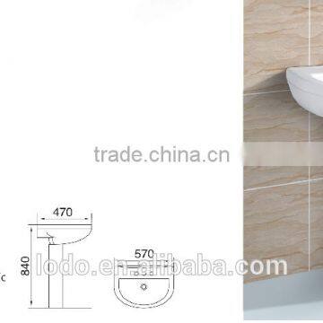 Ceramic Hand wash pedestal basin