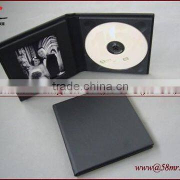 2015 Faux Leather DVD CD Box Holder Album,Black 3PS