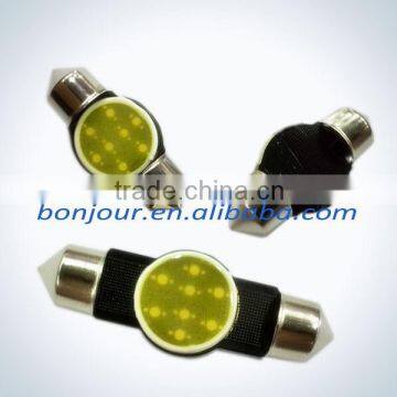 auto plate bulb c5w cob light car