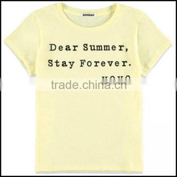 Top sale custom kids funny personalised kids t shirts with facory prices