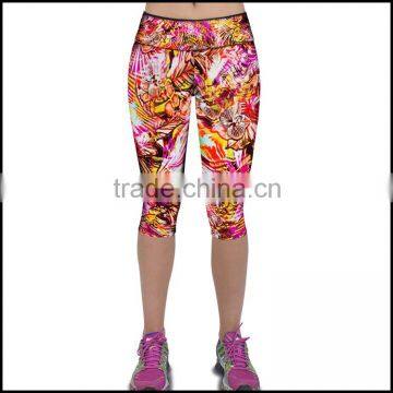 Wholesale cheap 3/4 cargo Sublimation pants or printing pants made in China