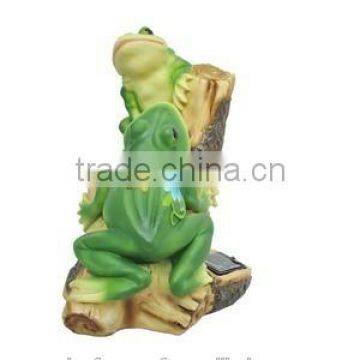 Solarlight Garden Resin Gazing Frogs Figurines photo-4
