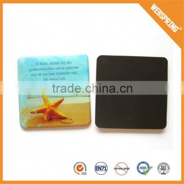 15-00215 Wenzhou fridge ceramic frog magnet rectangle fridge magnets in metallized printing